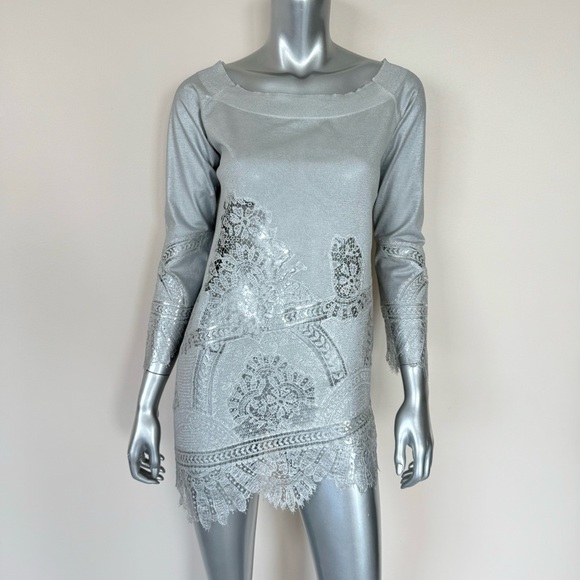 NWT!!! Ermanno Scervino women top size 40IT or 4US Authentic Retail 950$ - Picture 1 of 13